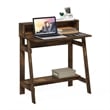 Furinno SIMPLISTIC A Frame Computer Desk in Amber Pine