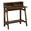 Furinno SIMPLISTIC A Frame Computer Desk in Amber Pine