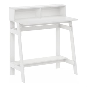 Furinno SIMPLISTIC A Frame Computer Desk in White