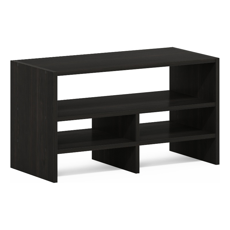 Furinno Hermite Desk Top Organizing Shelf Bookcase in Espresso