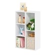 Furinno LUDER 5-Cube No Tool Assembly Open Shelf in White