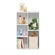 Furinno LUDER 5-Cube No Tool Assembly Open Shelf in White