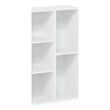 Furinno LUDER 5-Cube No Tool Assembly Open Shelf in White