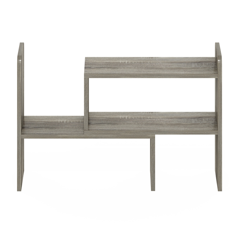 Furinno CLASSIC Desk Top Organizer Bookshelf in French Oak