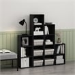 Furinno PASIR 4-Tier Open Shelf Bookcase in Blackwood