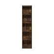 Furinno PASIR 5-Tier Open Shelf Bookcase in Amber Pine