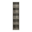 Furinno PASIR 5-Tier Open Shelf Bookcase in French Oak