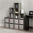 Furinno PASIR 5-Tier Open Shelf Bookcase in French Oak