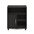 Furinno ECON Home Office Under Desk Printer Holder with Wheels in Espresso