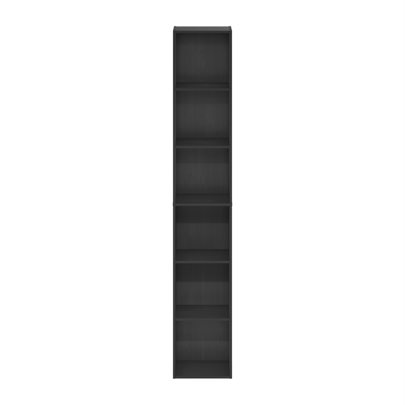 Furinno LUDER 6-Tier Open Shelf Bookcase in Blackwood