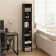 Furinno LUDER 6-Tier Open Shelf Bookcase in Blackwood