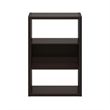 Furinno VIOLA 3-Tier Open Shelf Bookcase in Bookshelf in Dark Oak