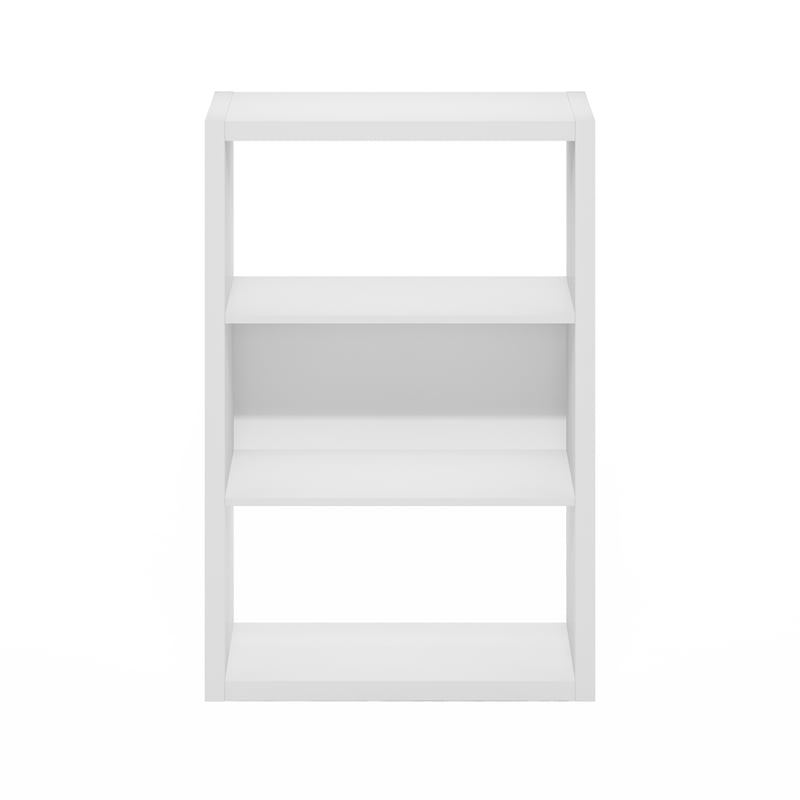 Furinno VIOLA 3-Tier Open Shelf Bookcase in Bookshelf in White