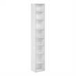 Furinno PASIR 8-Tier Open Shelf Bookcase in White