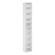 Furinno PASIR 10-Tier Open Shelf Bookcase in White