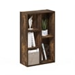 Furinno LUDER 5-Cube Reversible Open Shelf in Amber Pine