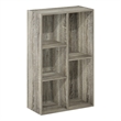 Furinno LUDER 5-Cube Reversible Open Shelf in French Oak
