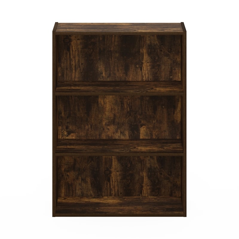 Furinno PASIR 3-Tier Open Shelf in Amber Pine