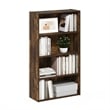 Furinno PASIR 4 Tier Open Shelf in Amber Pine