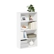 Furinno PASIR 4 Tier Open Shelf in White