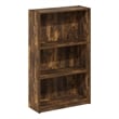 Furinno JAYA Simply Home AdJUSTable Shelf Bookcase in 3-Tier in Amber Pine