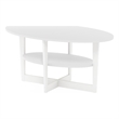 Furinno JAYA Oval Coffee Table in White