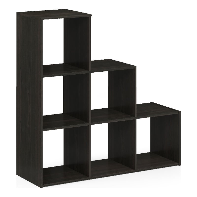 Furinno PELLI CUBIC Storage Cabinet in 3-2-1 in Espresso