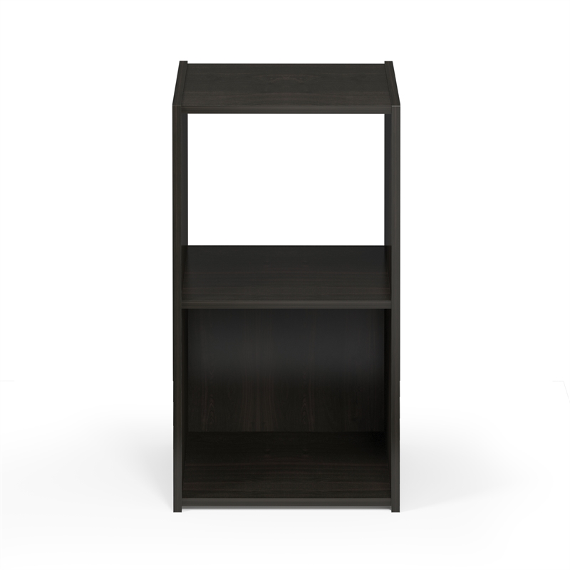 Furinno PELLI CUBIC Storage Cabinet in 2x1 in Espresso