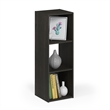 Furinno PELLI CUBIC Storage Cabinet in 3x1 in Espresso