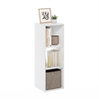 Furinno PELLI CUBIC Storage Cabinet in 3x1 in White