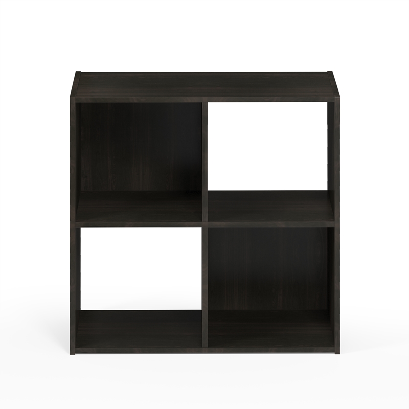 Furinno PELLI CUBIC Storage Cabinet in 2x2 in Espresso