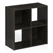 Furinno PELLI CUBIC Storage Cabinet in 2x2 in Espresso