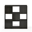 Furinno PELLI CUBIC Storage Cabinet in 3x3 in Espresso