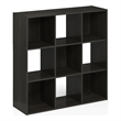 Furinno PELLI CUBIC Storage Cabinet in 3x3 in Espresso