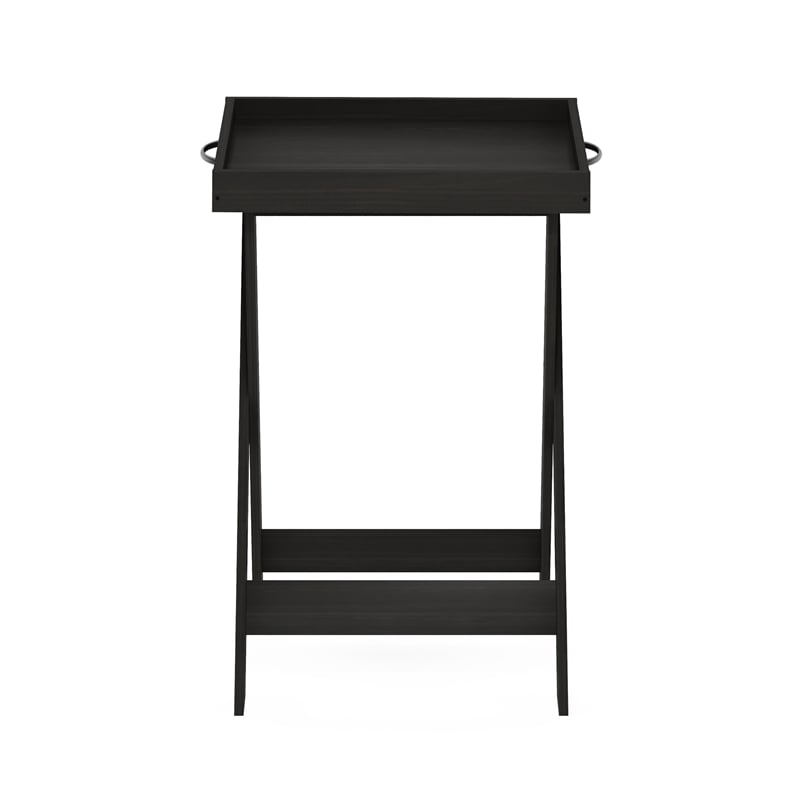 Furinno CLASSIC Tray Table with Removable Tray in Espresso