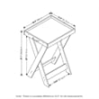 Furinno CLASSIC Tray Table with Removable Tray in French Oak