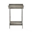 Furinno CLASSIC Tray Table with Removable Tray in French Oak