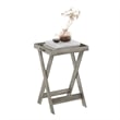 Furinno CLASSIC Tray Table with Removable Tray in French Oak