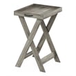Furinno CLASSIC Tray Table with Removable Tray in French Oak
