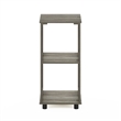 Furinno ROMAIN 2-Tier Tall End Table in French Oak