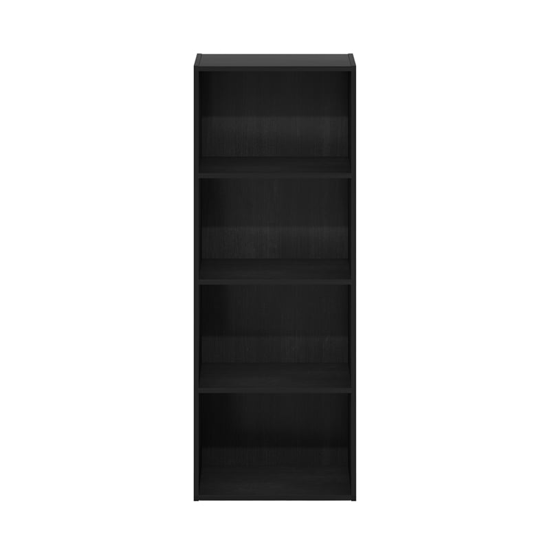 Furinno LUDER 4-Tier Open Shelf Bookcase in Blackwood