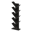 Furinno Tree Bookshelf 9-Tier Floor Standing Tree Bookcase in Espresso