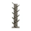 Furinno Tree Bookshelf 9-Tier Floor Standing Tree Bookcase in French Oak