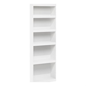 Furinno JAYA Enhanced Home 5-Tier Shelf Bookcase in White