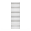 Furinno JAYA Simply Home Free Standing 6-Tier Open Storage Bookcase in White