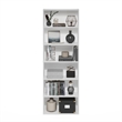 Furinno JAYA Simply Home Free Standing 6-Tier Open Storage Bookcase in White