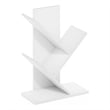 Furinno Tree Bookshelf 3-Tier Floor Standing Tree Bookcase in White
