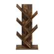 Furinno Tree Bookshelf 5-Tier Floor Standing Tree Bookcase in Amber Pine