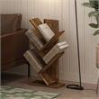 Furinno Tree Bookshelf 5-Tier Floor Standing Tree Bookcase in Amber Pine