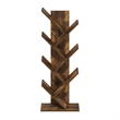 Furinno Tree Bookshelf 7-Tier Floor Standing Tree Bookcase in Amber Pine